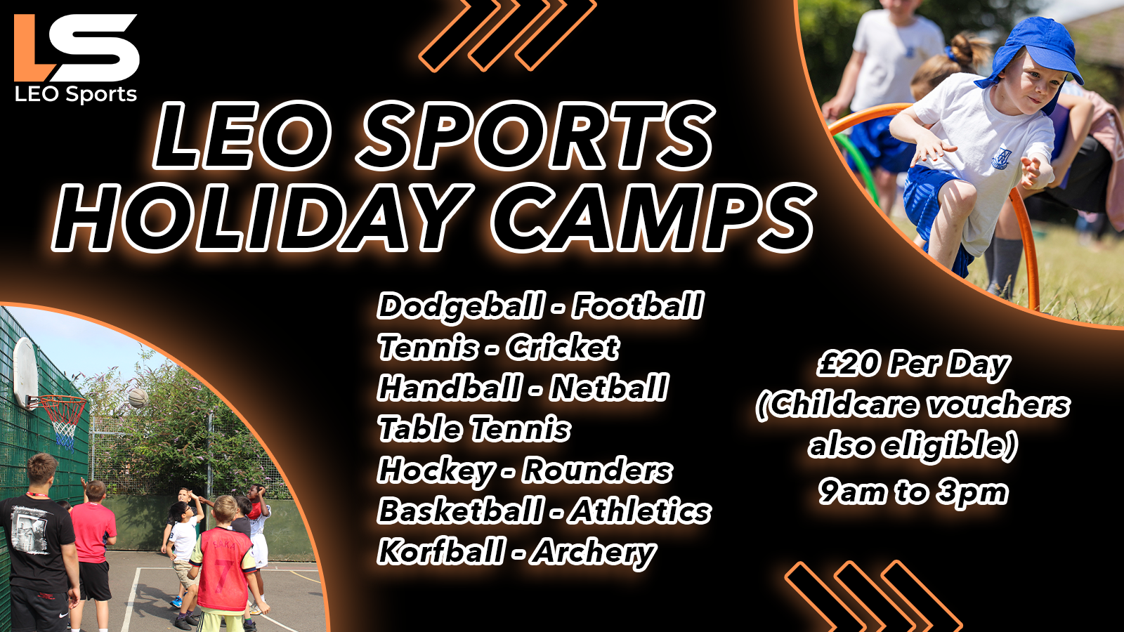 Sports Camps Website Banner
